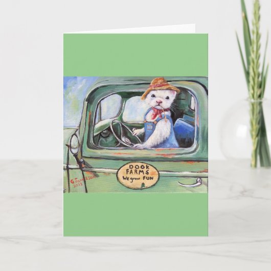 Ferret Bauer Dook Farm Blank Card Karte (Vorderseite)