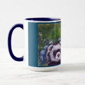 Ferret Blume Butterfly und Birdhouse Tasse (Links)