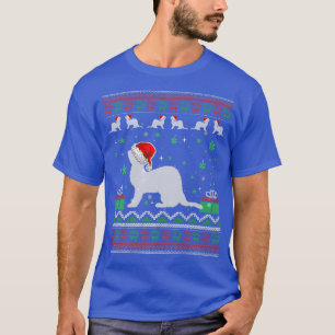 Ferret Christmas Lovers Gift Polecat Ugly Christma T-Shirt