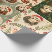 Ferret Christmas Montague Geschenkpapier (Ecke)