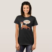 Ferret Cute Furry Animal Weasel Ferret T-Shirt (Vorne ganz)