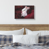 Ferret Dezember - Stretched Canvas Prints Leinwanddruck (Insitu (Schlafzimmer))