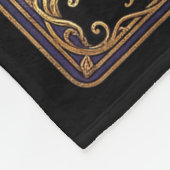 Ferret Eating Ramen Tarot Card Japanese Kawaii Pet Fleecedecke (Ecke)