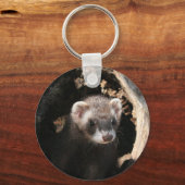 Ferret Face Schlüsselanhänger (Vorderseite)