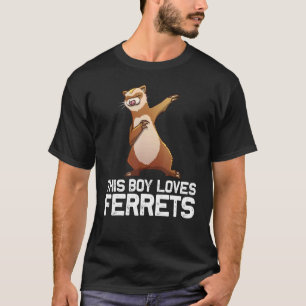 Ferret für Boys Kids Ferret Dabbing T-Shirt