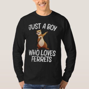 Ferret für Boys Kids Ferret Dabbing T-Shirt