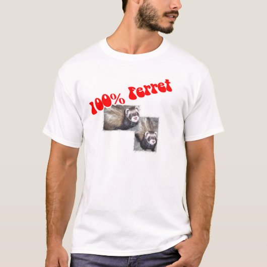 Ferret Geschenke für Menschen T-Shirt (Vorderseite)