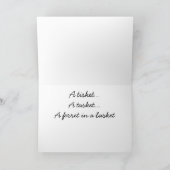 Ferret Grußkarte Karte (Innenseite)