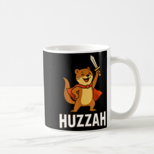 Ferret Huzzah Knight Sword Funny For Men Women Kid Kaffeetasse (Rechts)