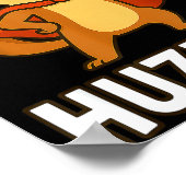 Ferret Huzzah Knight Sword Funny For Men Women Kid Poster (Ecke)