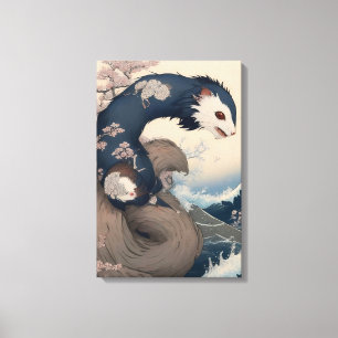 Ferret - Japan Leinwanddruck