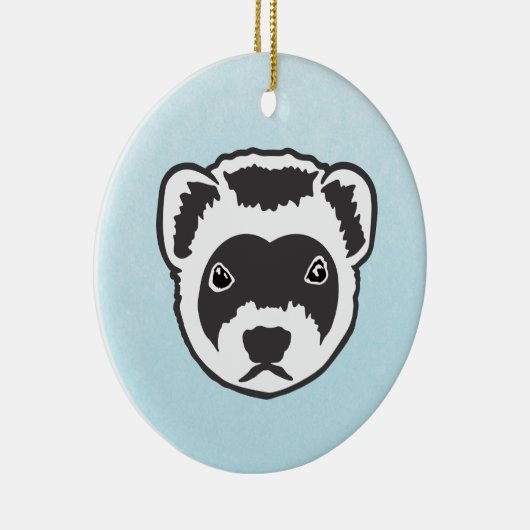 Ferret Keramik Ornament (Rechts)