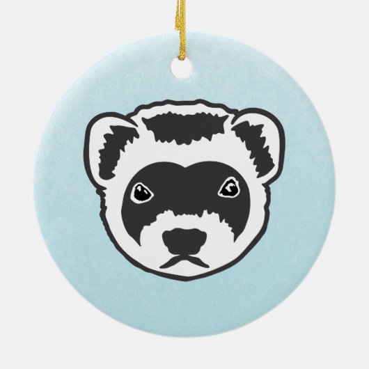 Ferret Keramik Ornament (Hinten)