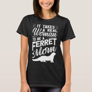 Ferret Mama T-Shirts ideal für Frettchen