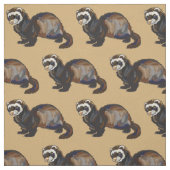 Ferret (Mustela putorius furo) Stoff (Muster)