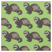 Ferret (Mustela putorius furo) Stoff (Muster)