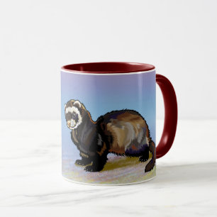 Ferret (Mustela putorius furo) Tasse