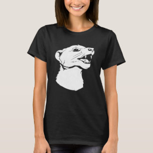 Ferret Niedlich Weasel Furry Animal Ferret T-Shirt