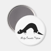 Ferret Ninja Magnet (Vorderseite/Rückseite)