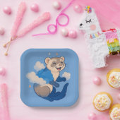 Ferret Pappteller (Party)