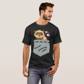 Ferret Pocket Funny Ferret T-Shirt (Vorne ganz)