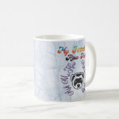 Ferret Raw Gefüttert Kaffeetasse (VorderseiteRechts)