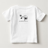 FERRET (schwarz) - Präriehunde - USA - Baby T-shirt (Rückseite)