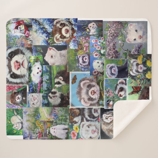 FERRET Sherpa Blanket Sherpadecke (Vorderseite (Horizontal))