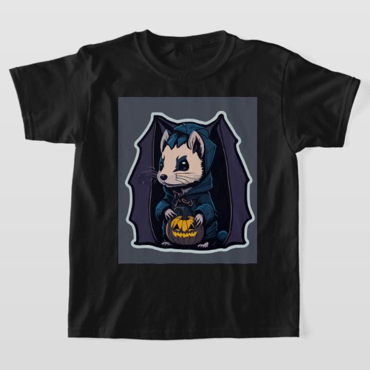 Ferret Spooky Bat T-Shirt (Ablage )