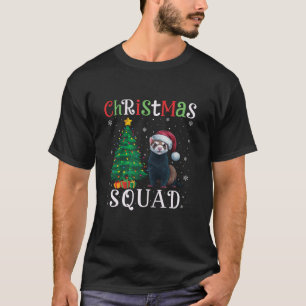 Ferret Squad Boys Girls Kinder Weihnachtsbäume T-Shirt