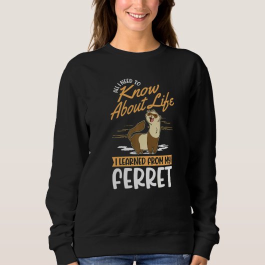 Ferret Sweatshirt (Vorderseite)