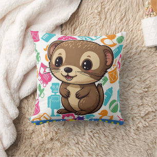 Ferret Toys Druck Kissen