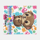 Ferret Toys Print Fleecedecke (Vorderseite (Horizontal))
