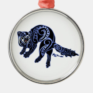 Ferret Trybe: Kriegstanz! Ornament Aus Metall