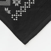 Ferret Ugly Xmas Lighting Santa Ferret Christmas Fleecedecke (Ecke)