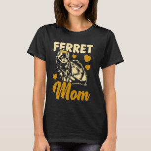 Ferret Vater Ferret Mama Ferret Tier T-Shirt