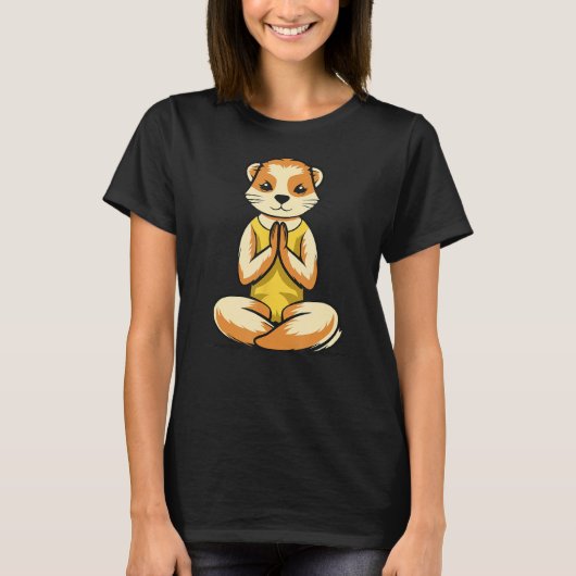 Ferret Weasel Animal Furry Ferret T-Shirt (Vorderseite)