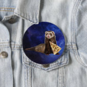 Ferret Weasel PIzza Slice Nebel Space Button (Beispiel)