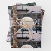 Ferret Weihnachten aus der Original Kunst Geschenkpapier Set (Beispiel)