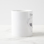 Ferret Zeichnend Jumbo-Tasse (Vorderseite)