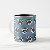 Ferret Zweifarbige Tasse (Vorderseite Links)