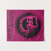 FerretFatale Wandteppich (Vorderseite (Horizontal))