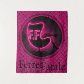 FerretFatale Wandteppich (Vorderseite)