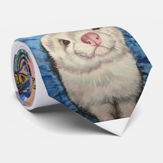Ferrets Galore Krawatte (Gerollt)
