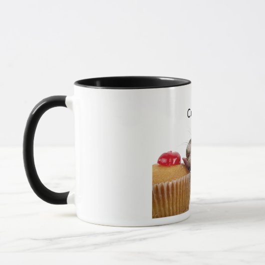 Ferrets Liebe Cupcakes Tasse (Links)