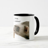 Ferrets Liebe Cupcakes Tasse (VorderseiteRechts)