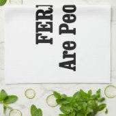 FERRETS sind auch Menschen! Küchentuch (Gefaltet)