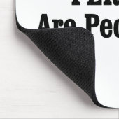 FERRETS sind auch Menschen! Mousepad (Ecke)