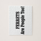 FERRETS sind auch Menschen! Puzzle (Vertikal)