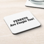 FERRETS sind auch Menschen! Untersetzer (Linke Seite)